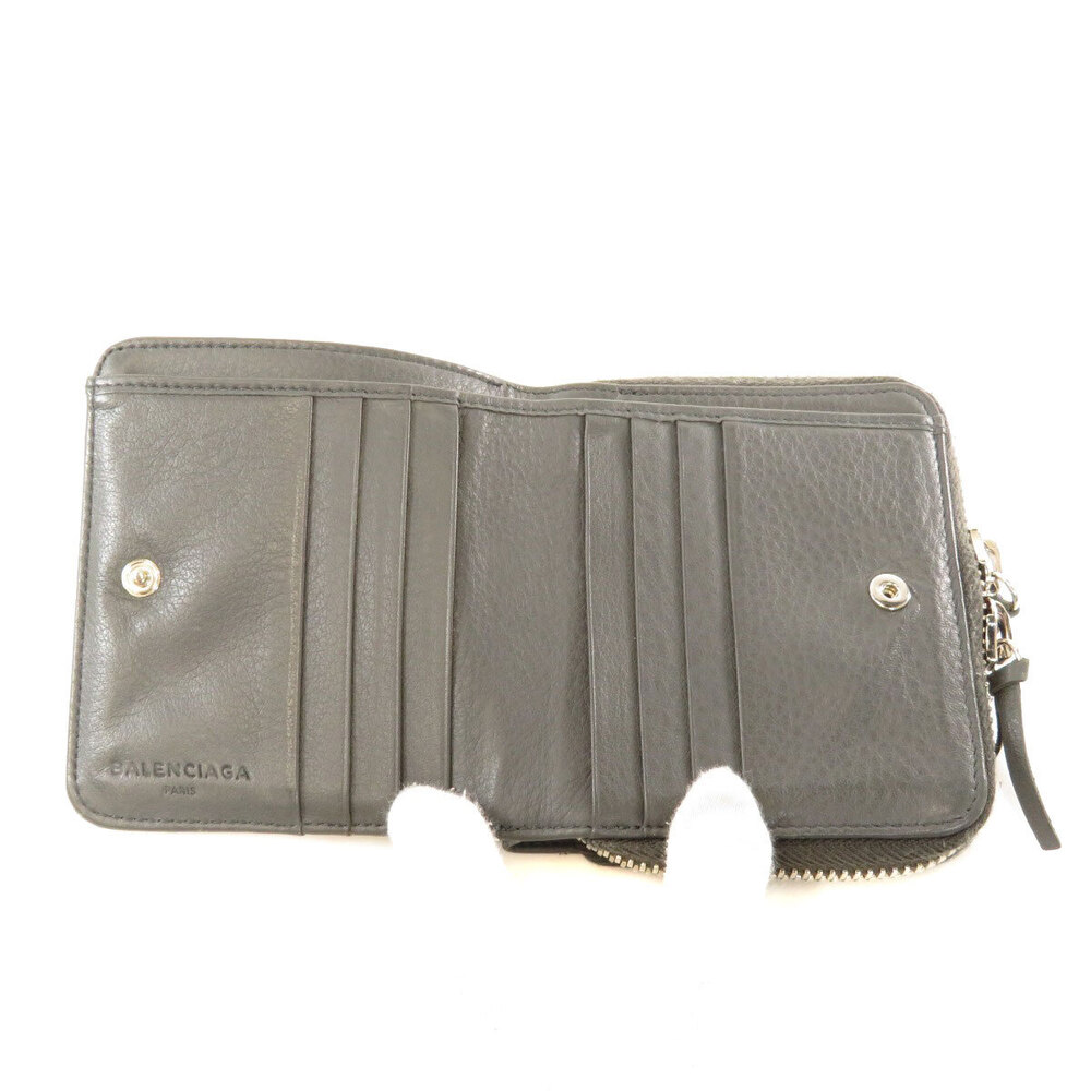 Balenciaga leather Wallet bifold motif logo - Picture 4 of 8